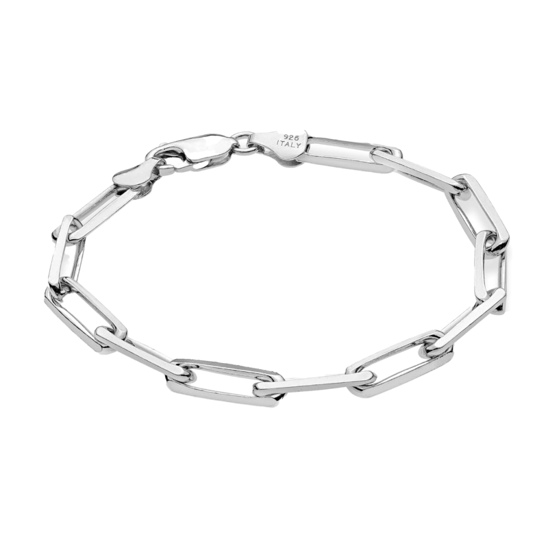 paperclip 5 mm bracelet